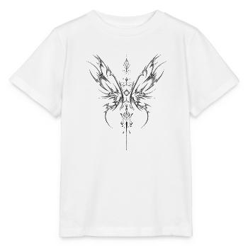 Ornamental Black Wings - Stanley/Stella MINI CREATOR Kids’ T-Shirt - white - Front - Maike (125cm)