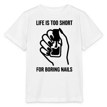 Fingernails Nail Nail Design - Stanley/Stella MINI CREATOR Kids’ T-Shirt - white - Front - Maike (125cm)