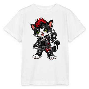 Glatzen Kratzen - Stanley/Stella Kinder T-Shirt MINI CREATOR  - Weiß - Vorne - Maike (125cm)