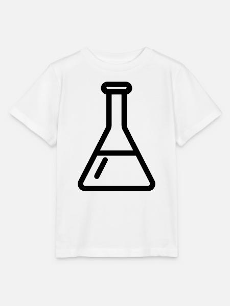 Chemielabor Erlenmeyer Flask - Stanley/Stella Kinder T-Shirt MINI CREATOR  - Weiß