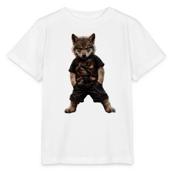 GRNDWLF Junior  - Stanley/Stella Kinder T-Shirt MINI CREATOR  - Weiß - Vorne - Maike (125cm)