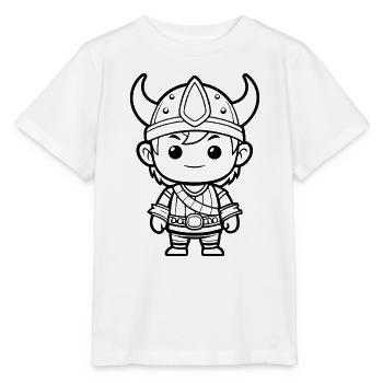 Niedlicher Wikinger - Stanley/Stella Kinder T-Shirt MINI CREATOR  - Weiß - Vorne - Maike (125cm)