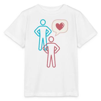 Reden wir von Liebe - Stanley/Stella Kinder T-Shirt MINI CREATOR  - Weiß - Vorne - Maike (125cm)