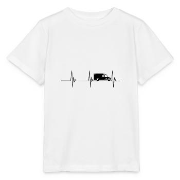 Krankenwagen Puls Notarzt Geschenk Medizin - Stanley/Stella Kinder T-Shirt MINI CREATOR  - Weiß - Vorne - Maike (125cm)