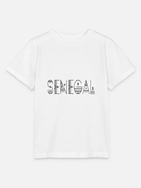 Senegal - Stanley/Stella Kinder T-Shirt MINI CREATOR - Weiß