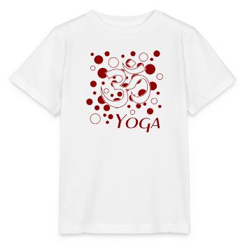 Yoga yoga - Stanley/Stella Kinder T-Shirt MINI CREATOR  - Weiß - Vorne - Maike (125cm)