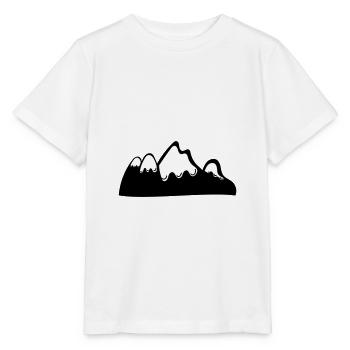 Berge Berg Gebirge 07 - Stanley/Stella Kinder T-Shirt MINI CREATOR  - Weiß - Vorne - Maike (125cm)