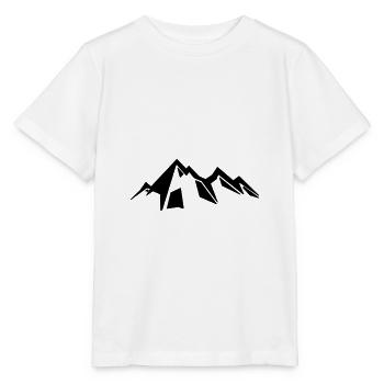 Berge Berg Gebirge 16 - Stanley/Stella Kinder T-Shirt MINI CREATOR  - Weiß - Vorne - Maike (125cm)