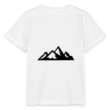 Berge Berg Gebirge 08 - Stanley/Stella Kinder T-Shirt MINI CREATOR  - Weiß - Vorne - Maike (125cm)