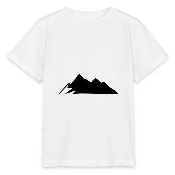 Berge Berg Gebirge 02 - Stanley/Stella Kinder T-Shirt MINI CREATOR  - Weiß - Vorne - Maike (125cm)