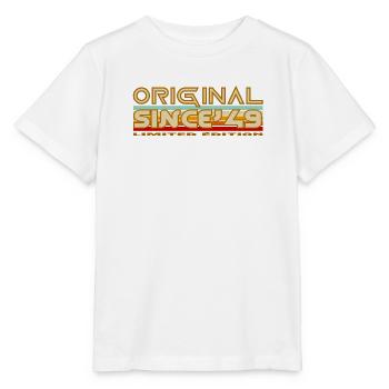 Original Since 49 Vintage Badge - Stanley/Stella MINI CREATOR Kids’ T-Shirt - white - Front - Maike (125cm)