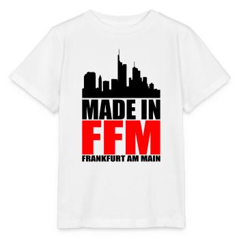 Fait à Francfort - T-shirt bio MINI CREATOR Stanley/Stella Enfant - blanc - Devant - Maike (125cm)