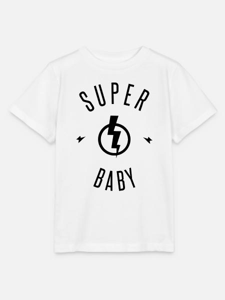 SUPER BABY - Stanley/Stella Kinder T-Shirt MINI CREATOR - Weiß