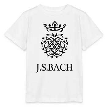 J S Bach and his Seal - Stanley/Stella MINI CREATOR Kids’ T-Shirt - white - Front - Maike (125cm)