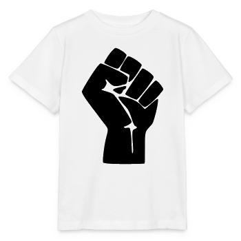 Faust Protest Widerstand - Stanley/Stella Kinder T-Shirt MINI CREATOR  - Weiß - Vorne - Maike (125cm)