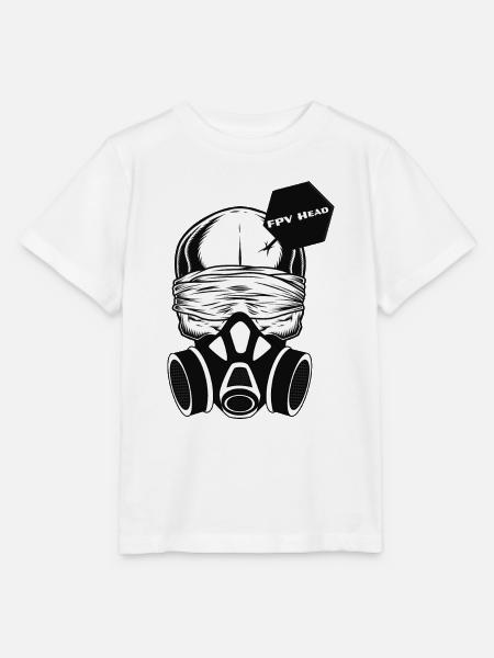 FPV-Head Logo - Stanley/Stella Kinder T-Shirt MINI CREATOR - Weiß