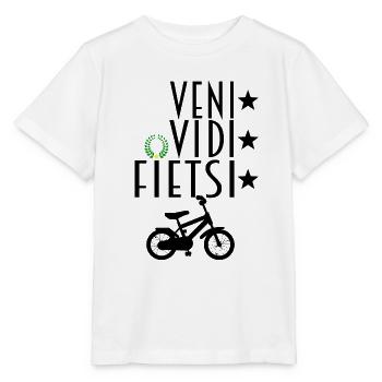 VENI VIDI ( FIETSI ) VICI - T-shirt bio MINI CREATOR Stanley/Stella Enfant - blanc - Devant - Maike (125cm)
