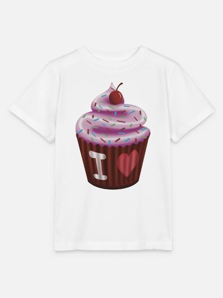 Cupcake - Stanley/Stella Kinder T-Shirt MINI CREATOR - Weiß