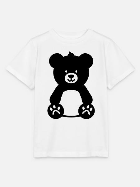 Teddybär - Stanley/Stella Kinder T-Shirt MINI CREATOR - Weiß