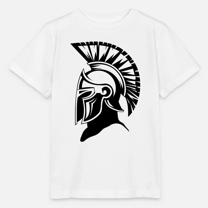 Sparta Guerrier Spartan - T-shirt bio MINI CREATOR Stanley/Stella Enfant - blanc