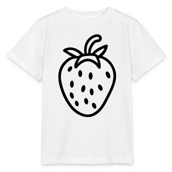 fraise - T-shirt bio MINI CREATOR Stanley/Stella Enfant - blanc - Devant - Maike (125cm)
