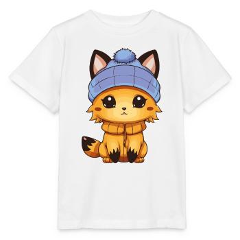 Fuchs Comic - Stanley/Stella Kinder T-Shirt MINI CREATOR  - Weiß - Vorne - Maike (125cm)