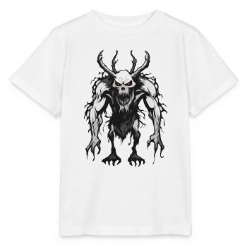 Wendigo / Evil Spirit / Possessive / Horror - Stanley/Stella MINI CREATOR Kids’ T-Shirt - white - Front - Maike (125cm)