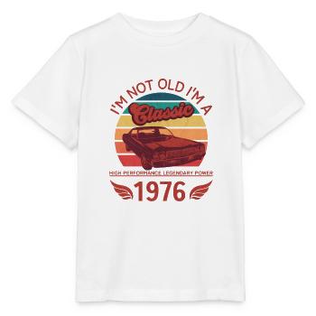 Ich bin nicht alt, ich bin ein Klassiker - Stanley/Stella Kinder T-Shirt MINI CREATOR  - Weiß - Vorne - Maike (125cm)
