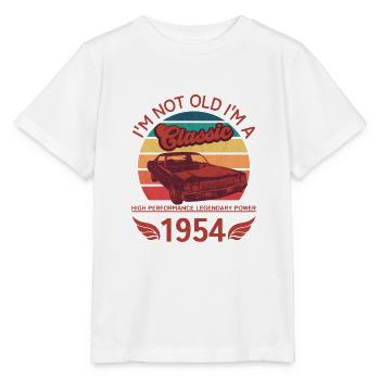 Ich bin nicht alt, ich bin ein Klassiker - Stanley/Stella Kinder T-Shirt MINI CREATOR  - Weiß - Vorne - Maike (125cm)
