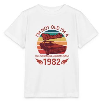 Ich bin nicht alt, ich bin ein Klassiker - Stanley/Stella Kinder T-Shirt MINI CREATOR  - Weiß - Vorne - Maike (125cm)