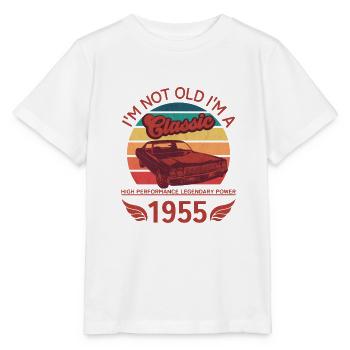 Ich bin nicht alt, ich bin ein Klassiker - Stanley/Stella Kinder T-Shirt MINI CREATOR  - Weiß - Vorne - Maike (125cm)