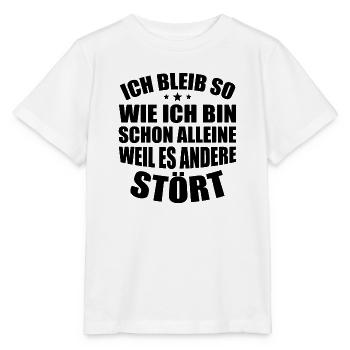 Selbstbewusster Humor - Stanley/Stella Kinder T-Shirt MINI CREATOR  - Weiß - Vorne - Maike (125cm)