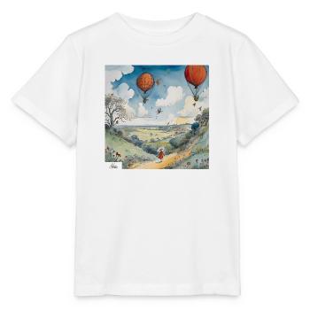 Happy summer vintage cartoon - Stanley/Stella MINI CREATOR Kids’ T-Shirt - white - Front - Maike (125cm)