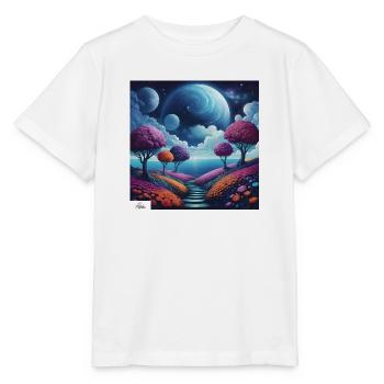 Path of harmony dreamscape - Stanley/Stella MINI CREATOR Kids’ T-Shirt - white - Front - Maike (125cm)