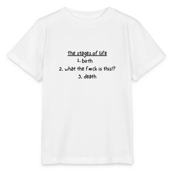 Étapes de la vie - T-shirt bio MINI CREATOR Stanley/Stella Enfant - blanc - Devant - Maike (125cm)