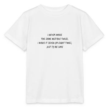 Sichere Fehler - Stanley/Stella Kinder T-Shirt MINI CREATOR  - Weiß - Vorne - Maike (125cm)