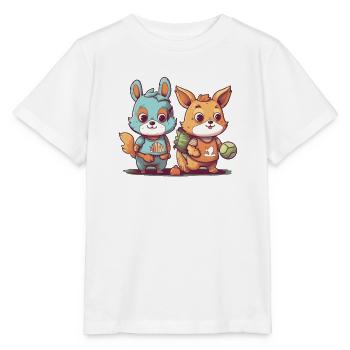 Animal Athletes - Stanley/Stella Kinder T-Shirt MINI CREATOR  - Weiß - Vorne - Maike (125cm)