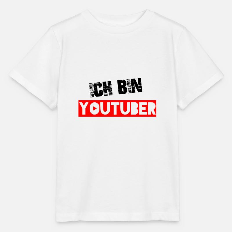 Youtube Youtuber Influencer Vlogger Gamer - Stanley/Stella Kinder T-Shirt MINI CREATOR  - Weiß