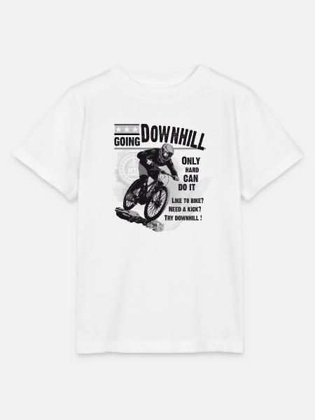GHB Fahrrad downhill Mountain Bike 03092017 6 - Stanley/Stella Kinder T-Shirt MINI CREATOR  - Weiß