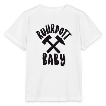 Ruhrpott Baby 3 - Stanley/Stella Kinder T-Shirt MINI CREATOR  - Weiß - Vorne - Maike (125cm)