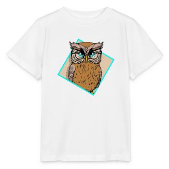 Artsy Owls Wildlife Bird Nature Forest Animals - Stanley/Stella MINI CREATOR Kids’ T-Shirt - white - Front - Maike (125cm)