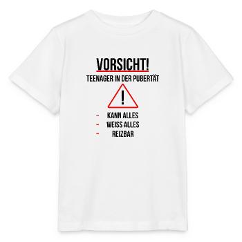 Teenager in Pubertät Shirt Geschenk Jugendlich - Stanley/Stella Kinder T-Shirt MINI CREATOR  - Weiß - Vorne - Maike (125cm)