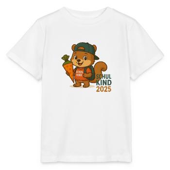 Schulkind 2025 Einschulung 2025 - Stanley/Stella Kinder T-Shirt MINI CREATOR  - Weiß - Vorne - Maike (125cm)