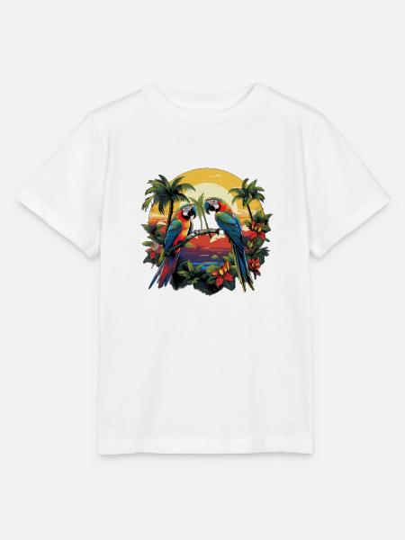 Dschungel-Mosaik-Paradies - Stanley/Stella Kinder T-Shirt MINI CREATOR - Weiß