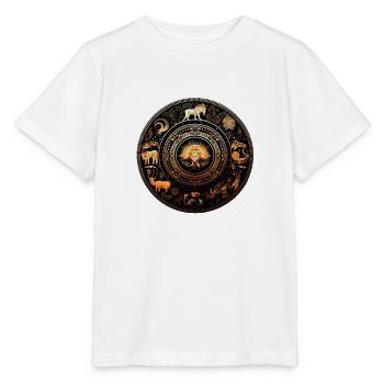 Cosmique - T-shirt bio MINI CREATOR Stanley/Stella Enfant - blanc - Devant - Maike (125cm)