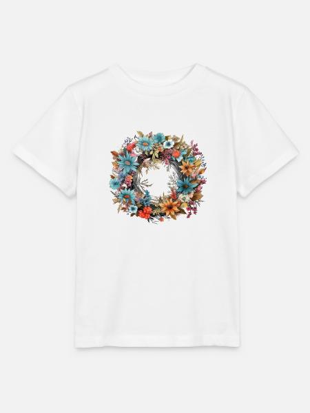 Literarischer Kranz - Stanley/Stella Kinder T-Shirt MINI CREATOR  - Weiß