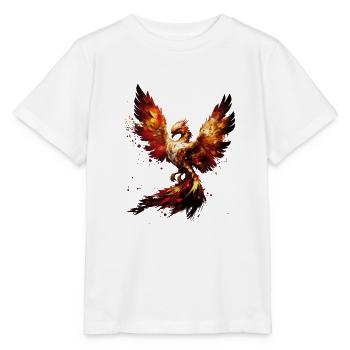Phoenix magic symbol of immortality and strength - Stanley/Stella MINI CREATOR Kids’ T-Shirt - white - Front - Maike (125cm)