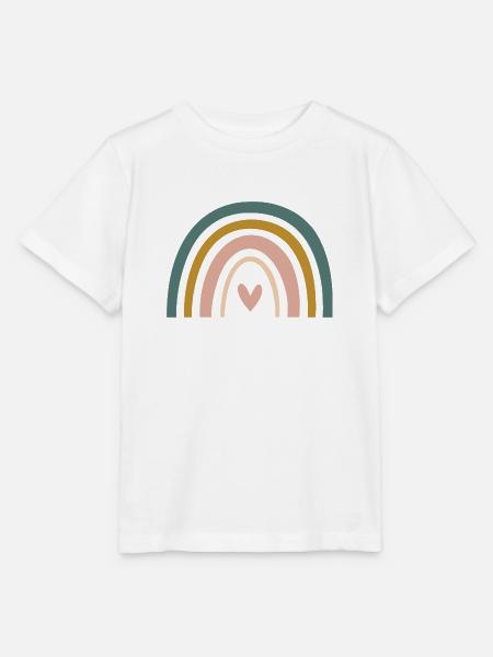 Regenbogen-Design - Stanley/Stella Kinder T-Shirt MINI CREATOR - Weiß
