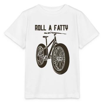 Rouler un Fat / VTT VTT Fat Bike - T-shirt bio MINI CREATOR Stanley/Stella Enfant - blanc - Devant - Maike (125cm)