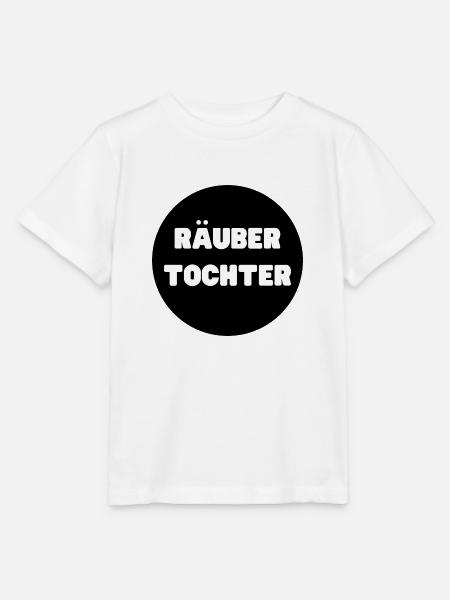 Räubertochter (rund) - Stanley/Stella Kinder T-Shirt MINI CREATOR  - Weiß